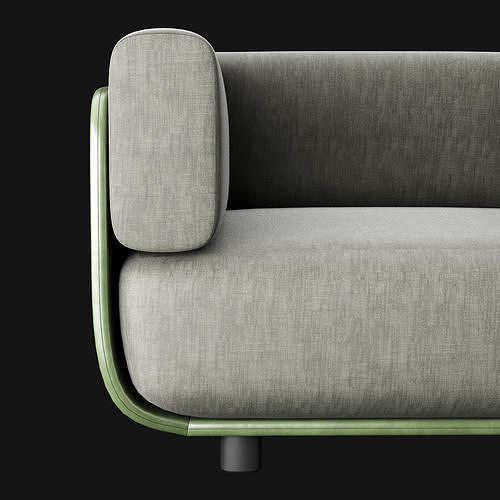 Shaal collection chair 3D model 7