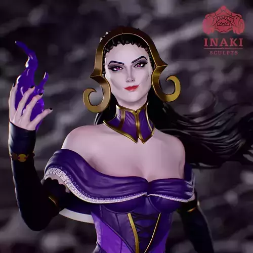 Liliana Vess - Magic The Gathering 3D print model