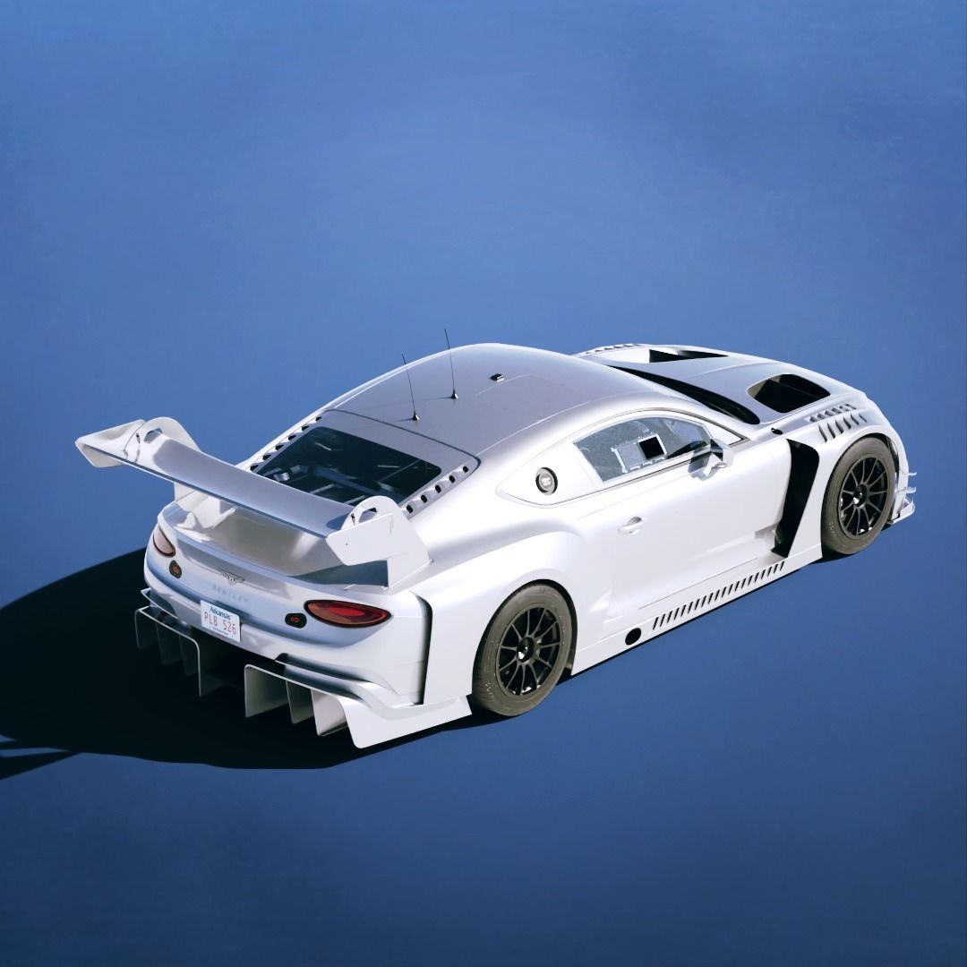 Bentley Continental GT3 2019 Low-poly 3D model_2