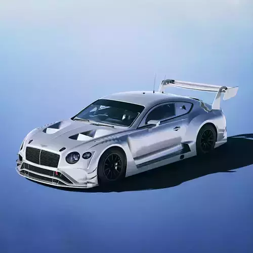 Bentley Continental GT3 2019 Low-poly 3D model