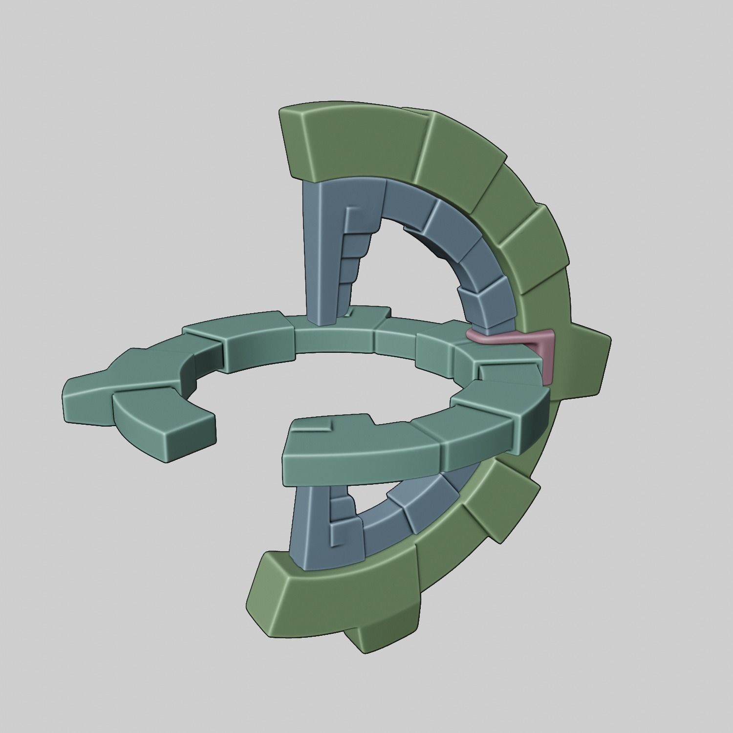 ZELDA ZONAI CHARGE WITH BASE 3D print model_18