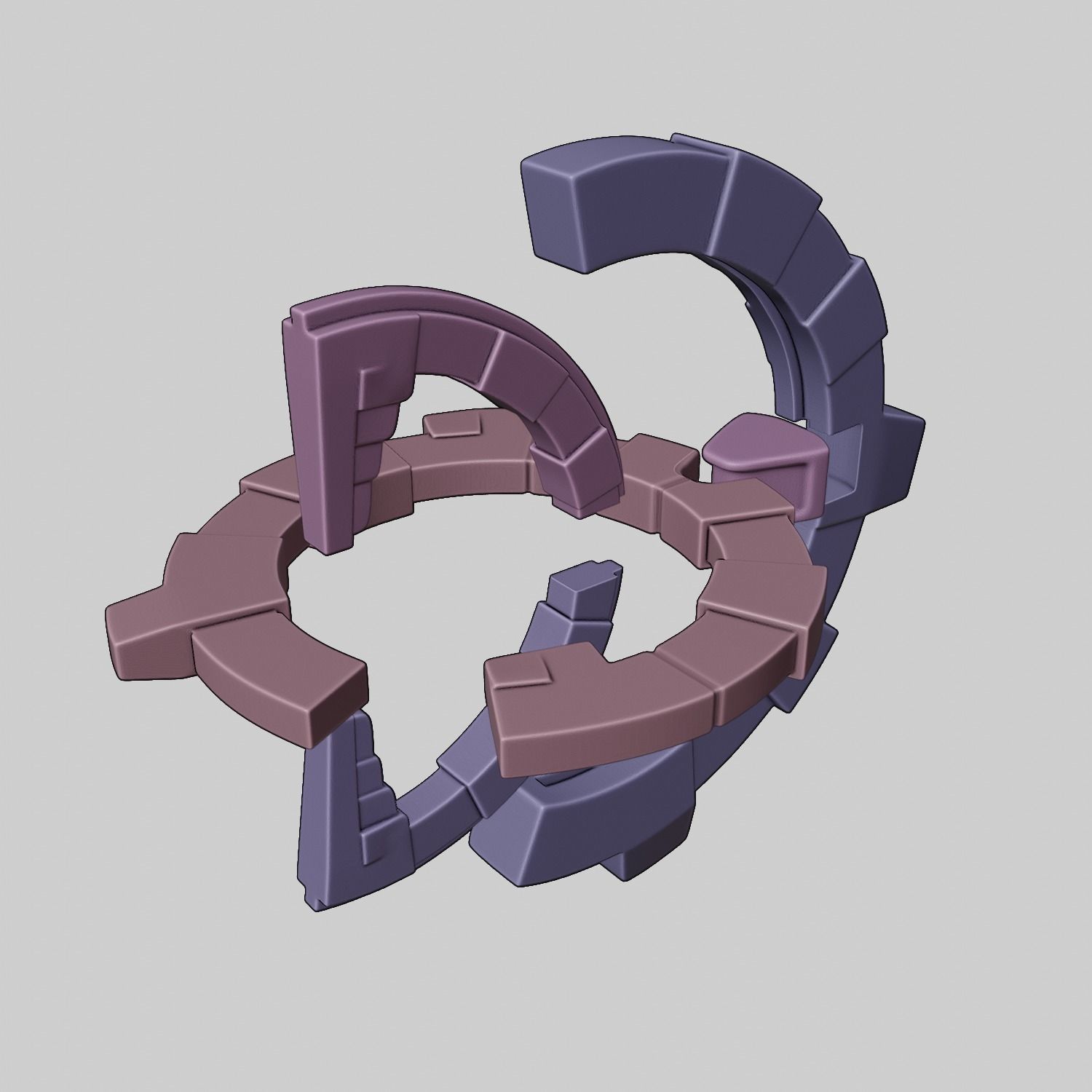 ZELDA ZONAI CHARGE WITH BASE 3D print model_22