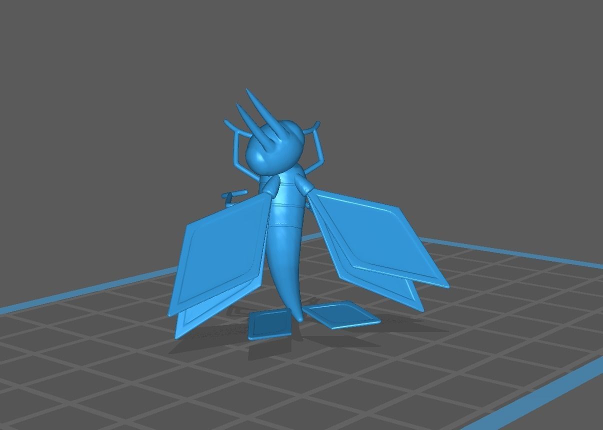 Trapinch Vibrava and Flygon 3D print model 3D print model_31
