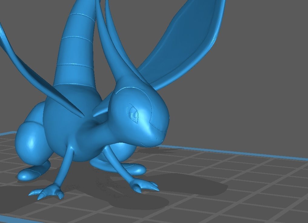 Trapinch Vibrava and Flygon 3D print model 3D print model_37