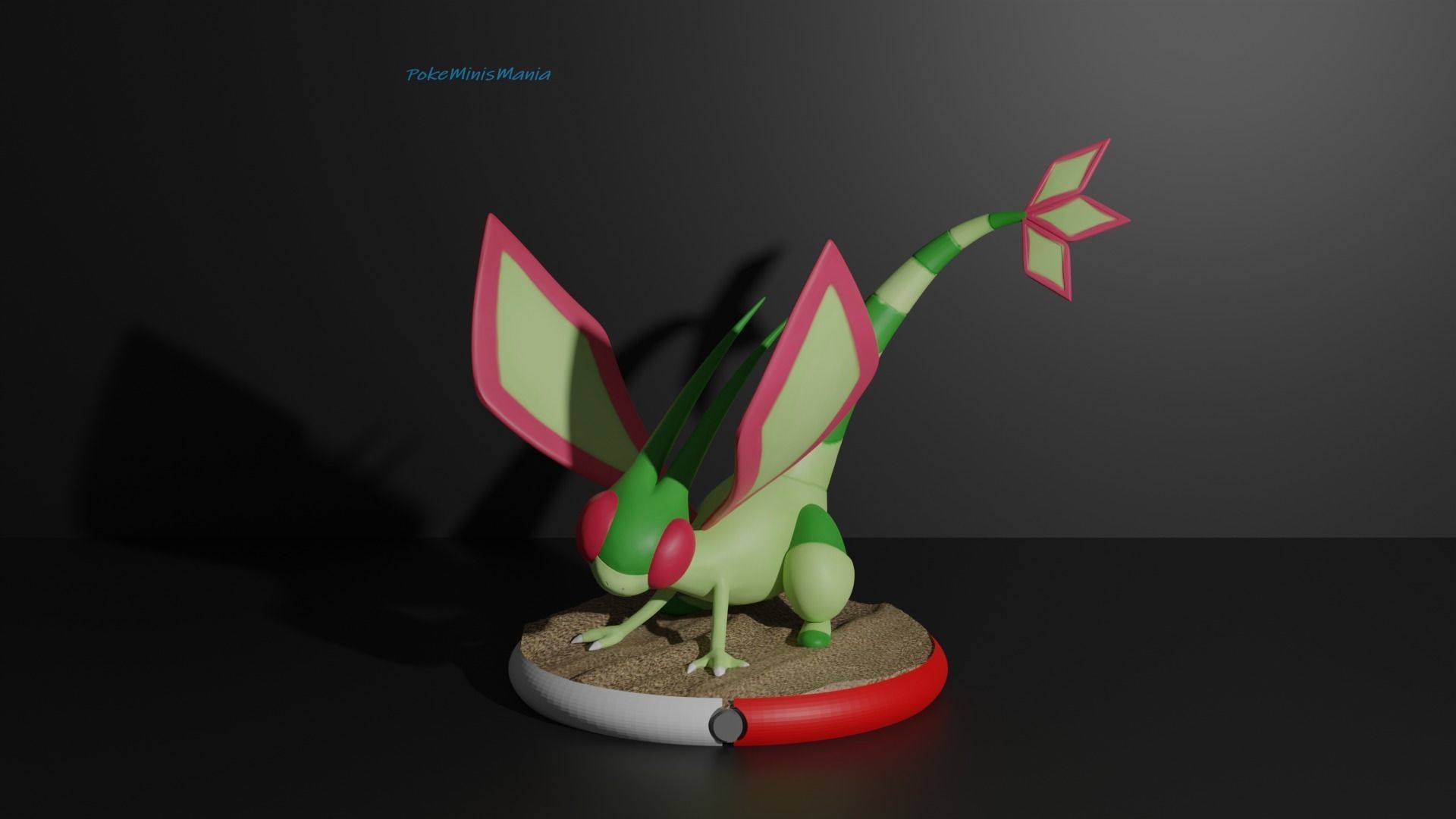 Trapinch Vibrava and Flygon 3D print model 3D print model_9