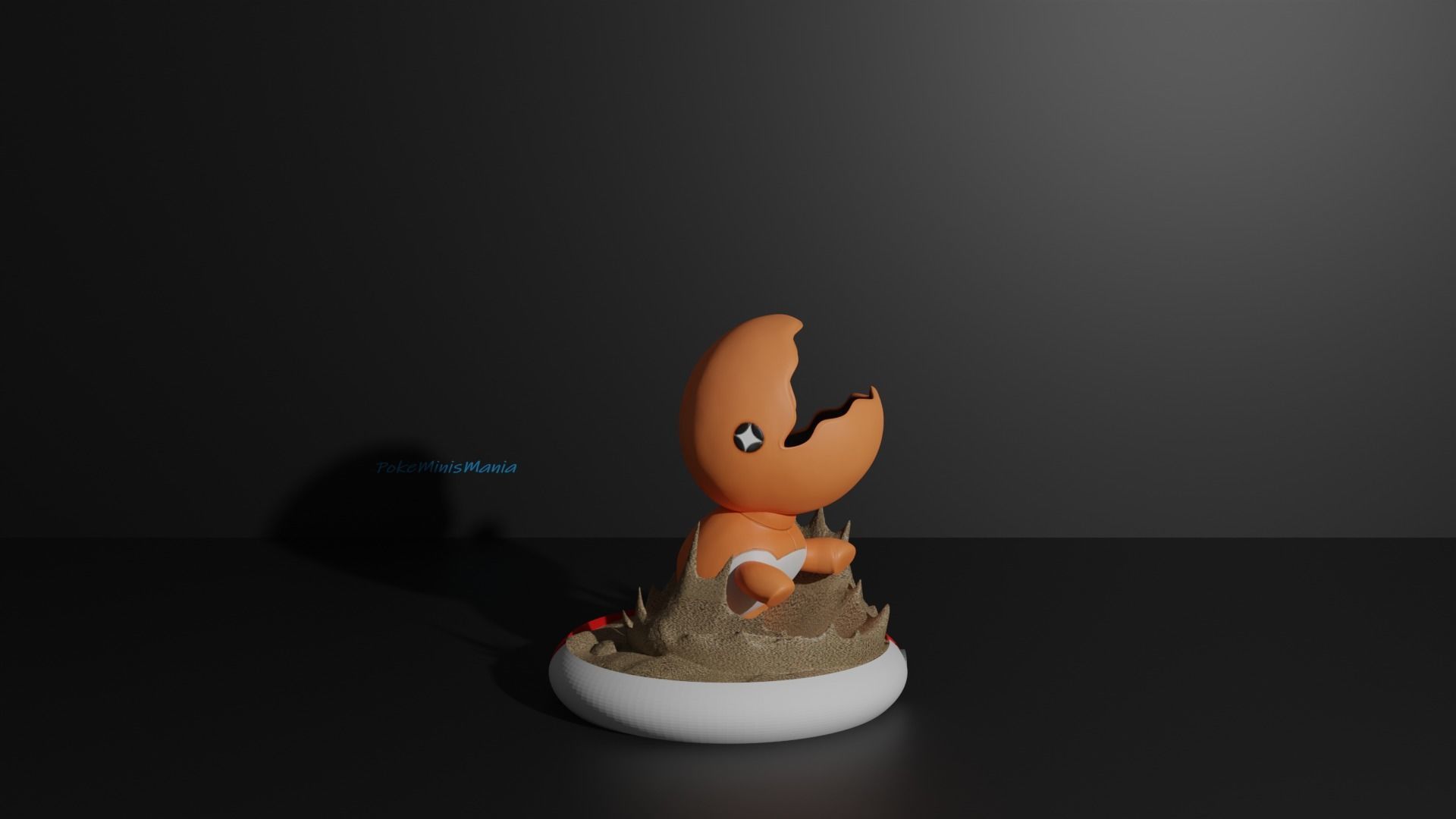 Trapinch Vibrava and Flygon 3D print model 3D print model_3