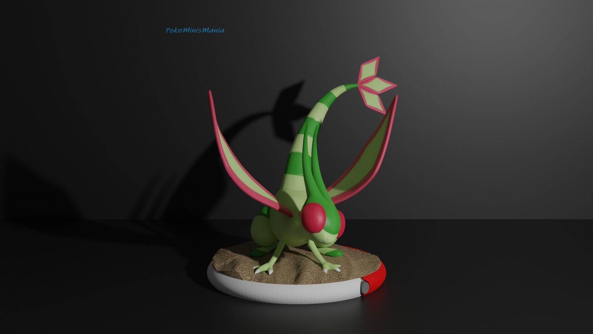 Trapinch Vibrava and Flygon 3D print model 3D print model_10