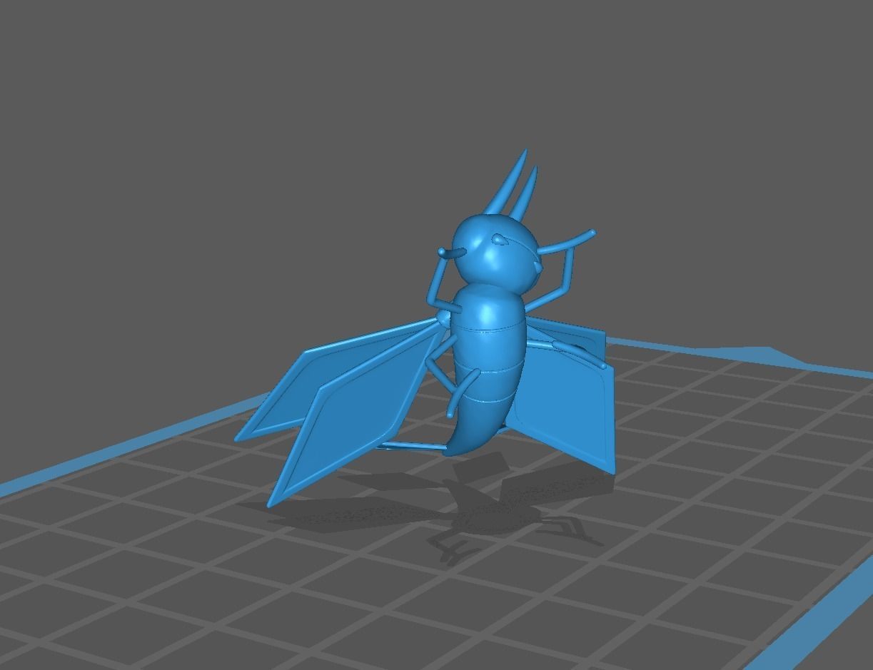 Trapinch Vibrava and Flygon 3D print model 3D print model_33