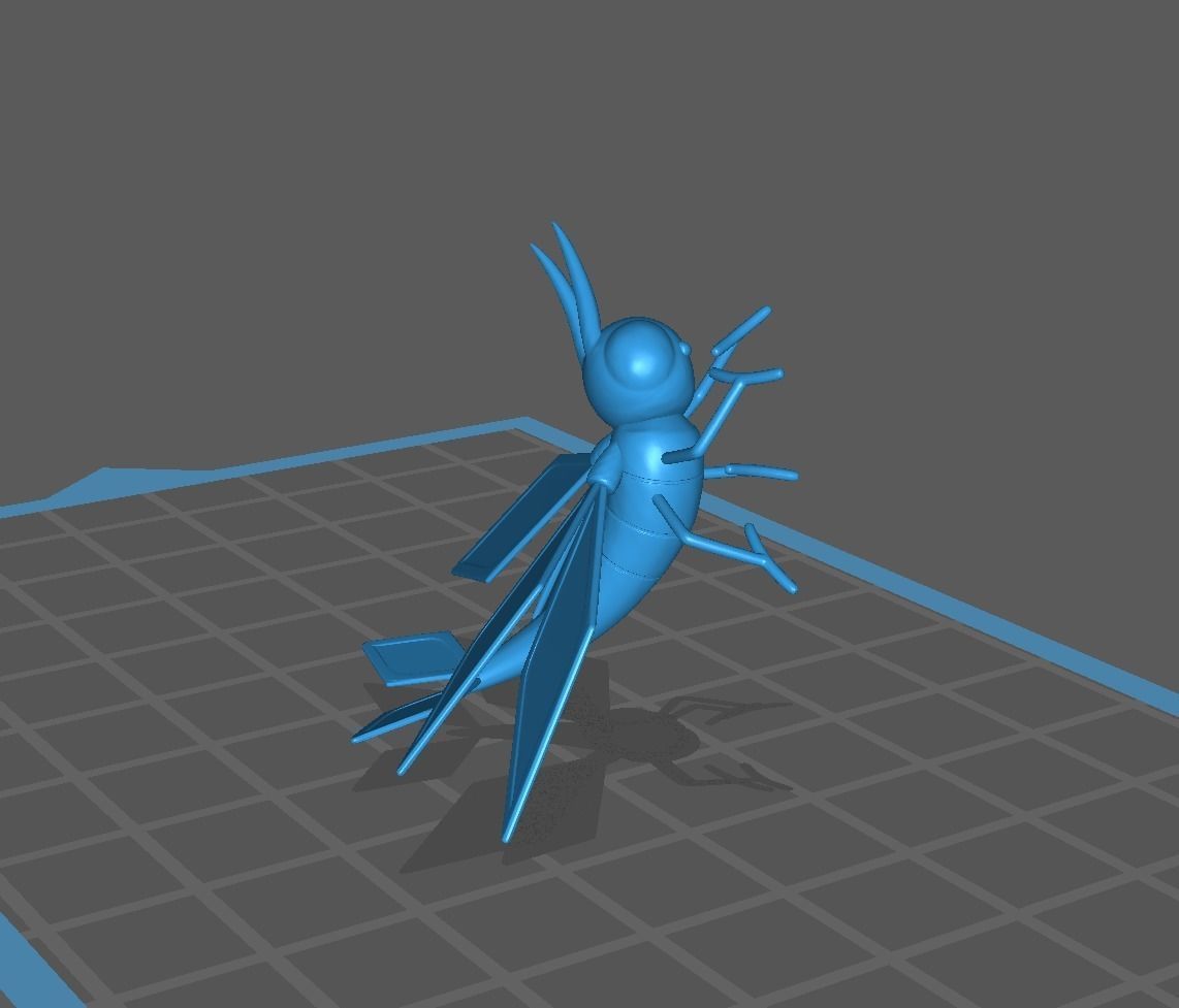 Trapinch Vibrava and Flygon 3D print model 3D print model_34