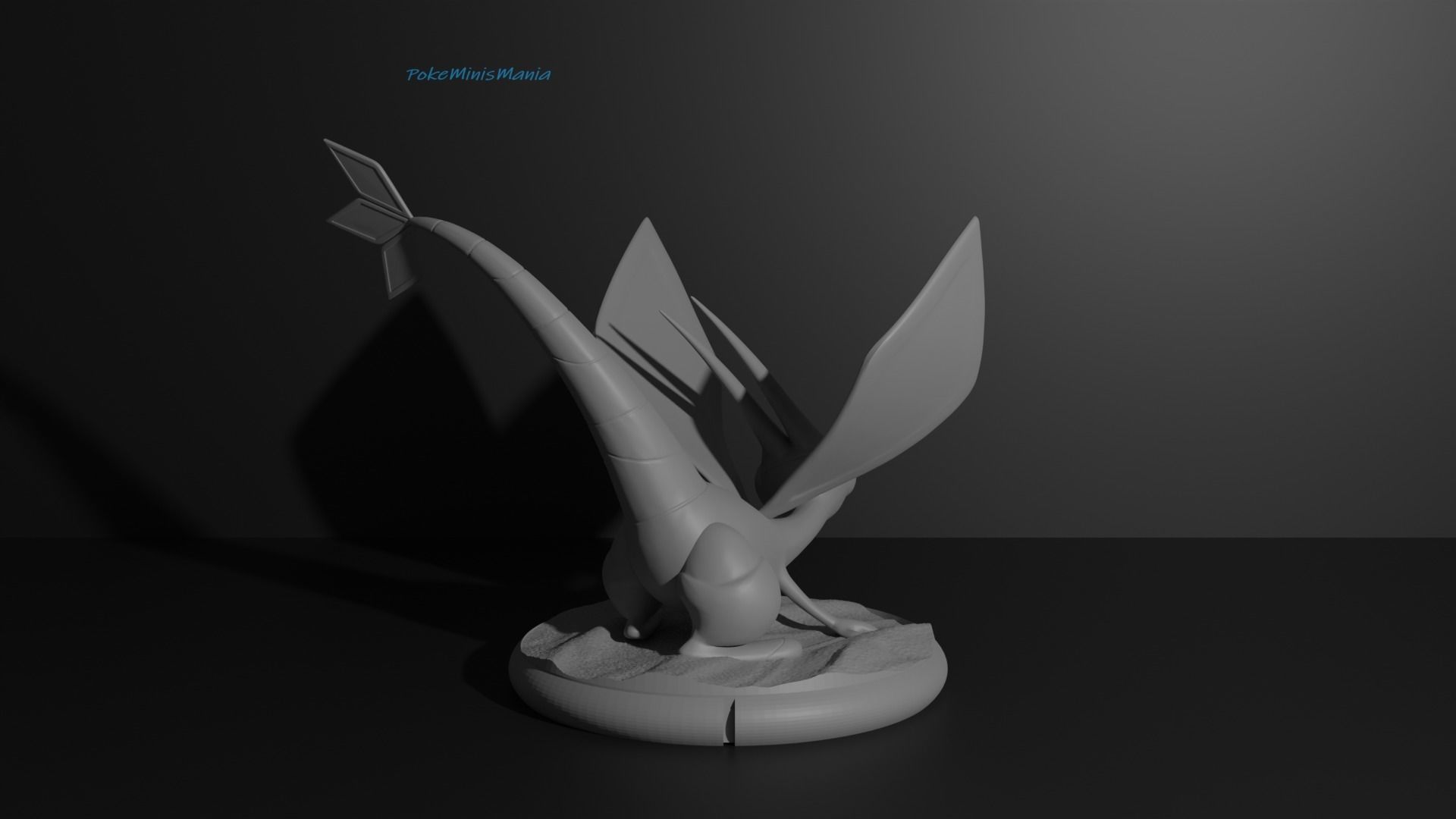 Trapinch Vibrava and Flygon 3D print model 3D print model_24