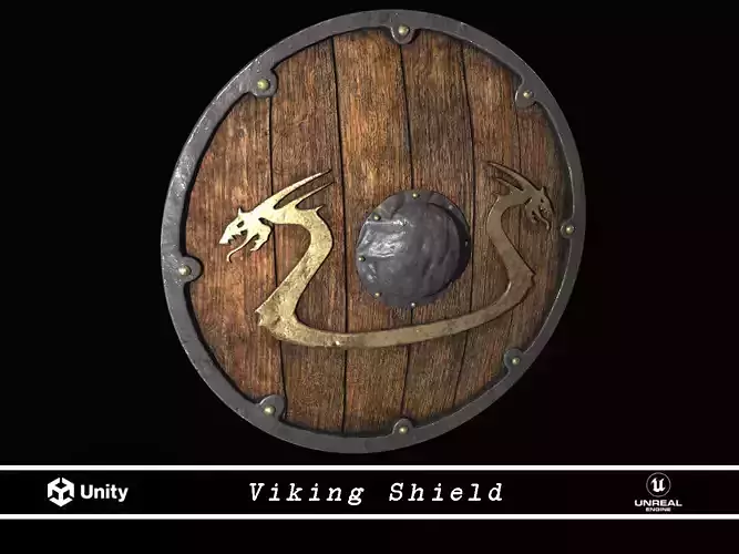 Viking Shield - Wood and Metal 