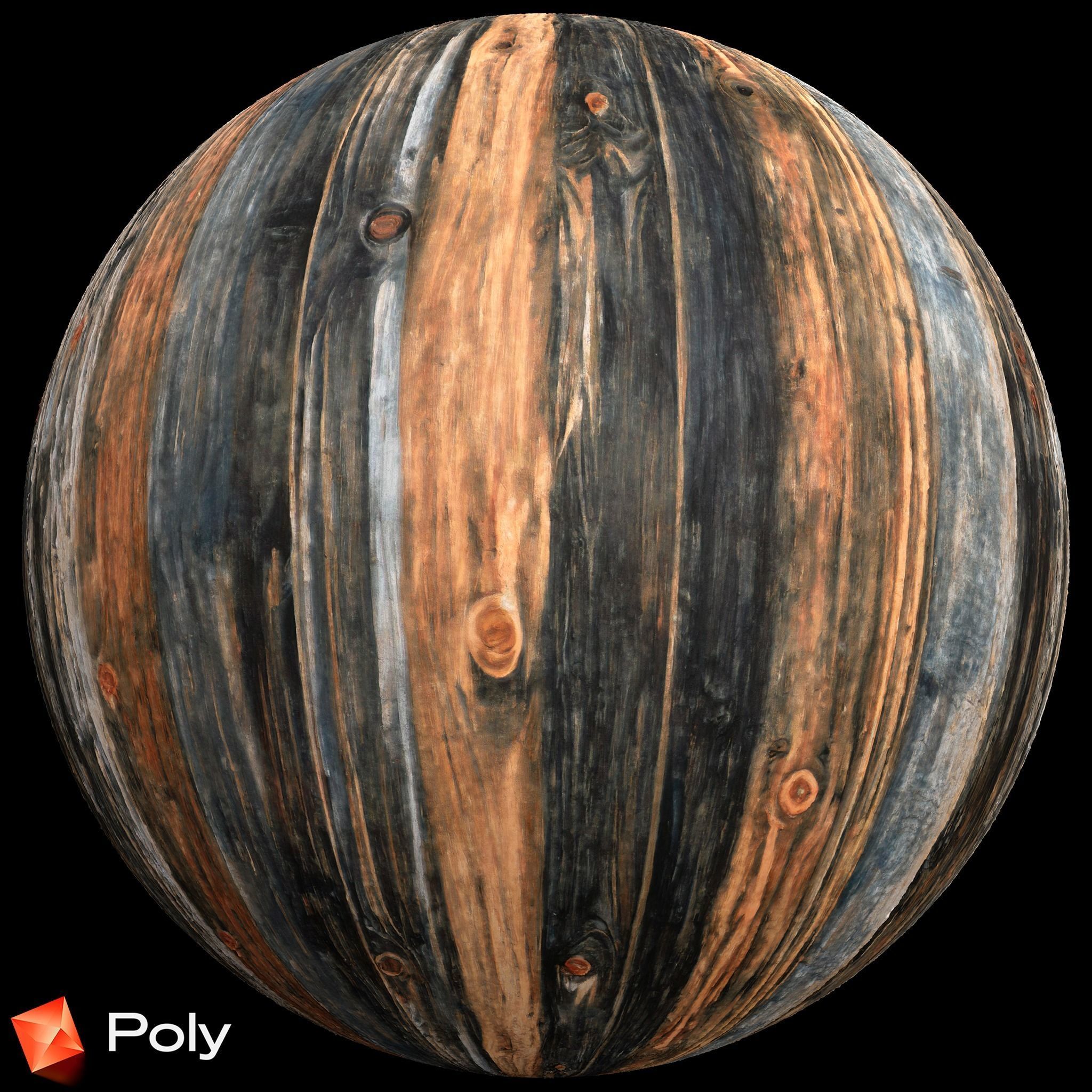 50 Realistic Wood Material Pack - PBR Textures Texture_12