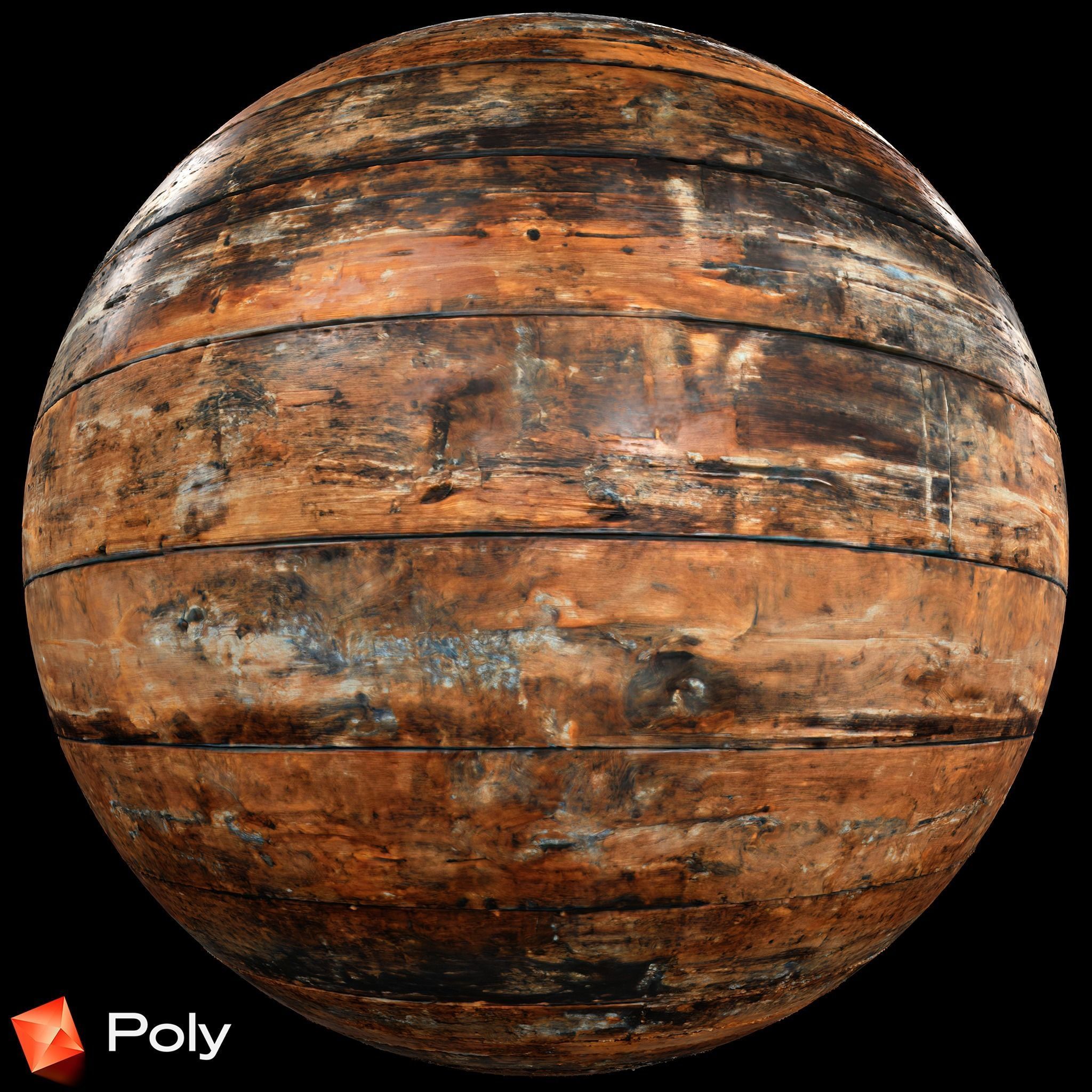 50 Realistic Wood Material Pack - PBR Textures Texture_29