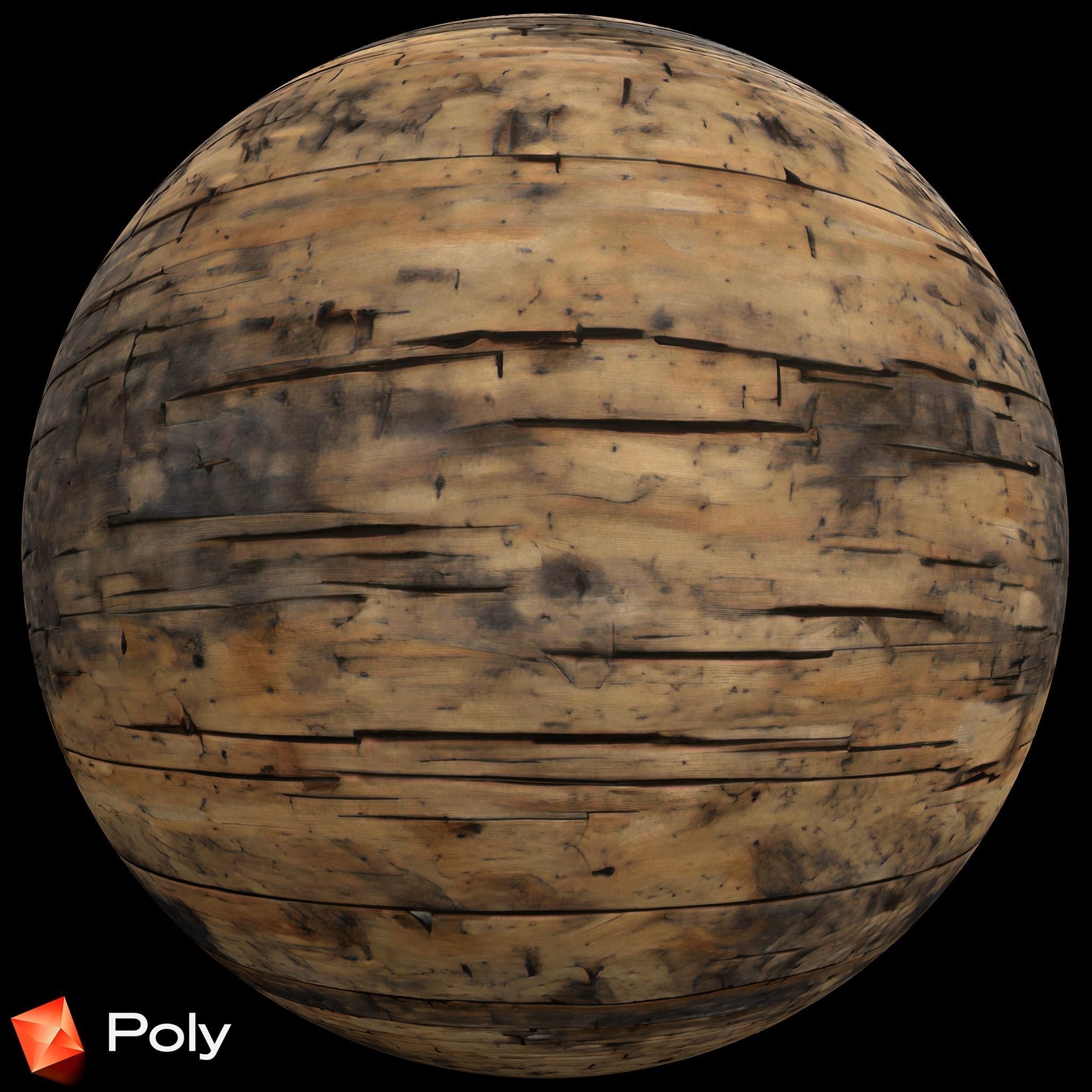 50 Realistic Wood Material Pack - PBR Textures Texture_4