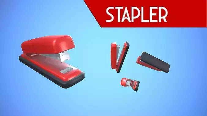 STAPLER CARTOON STYLIZED