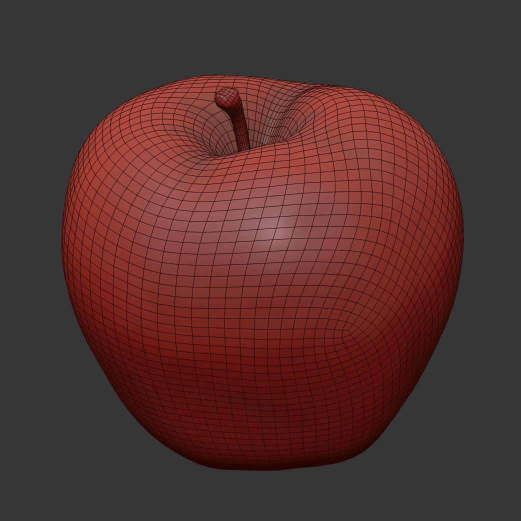 Apple 3D model_6