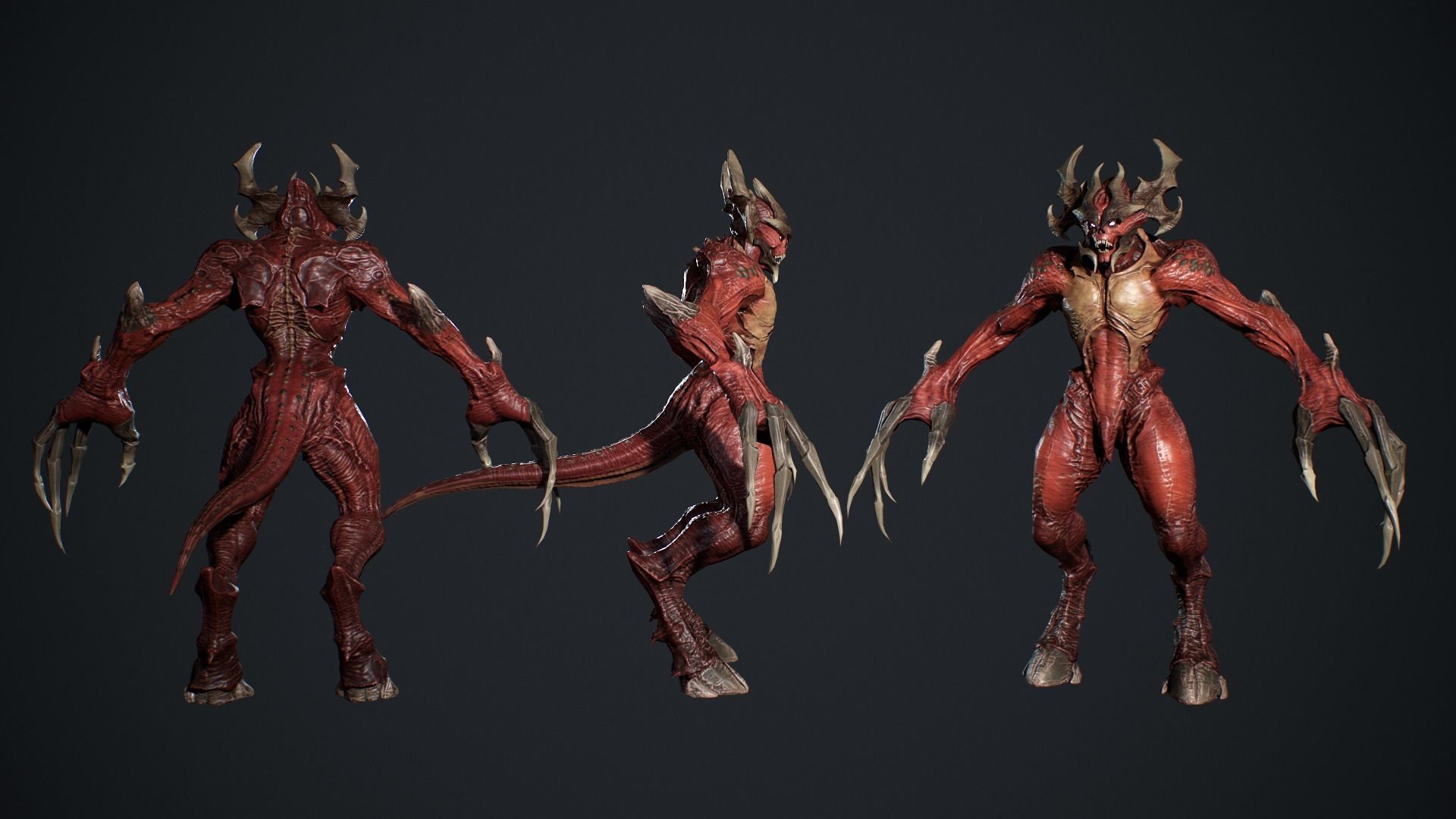 Hell Demons Pack 3D Model Collection_21