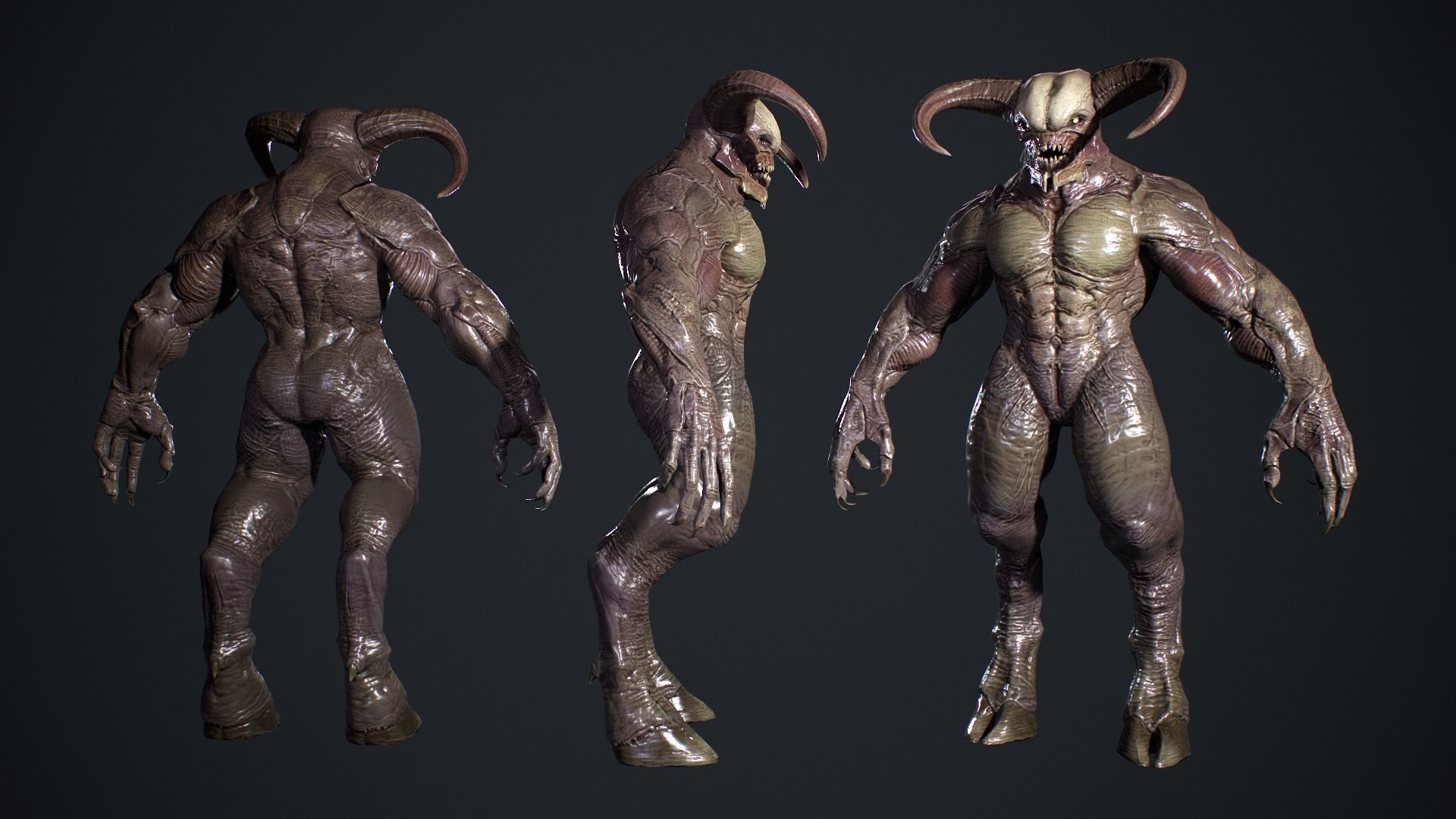 Hell Demons Pack 3D Model Collection_25