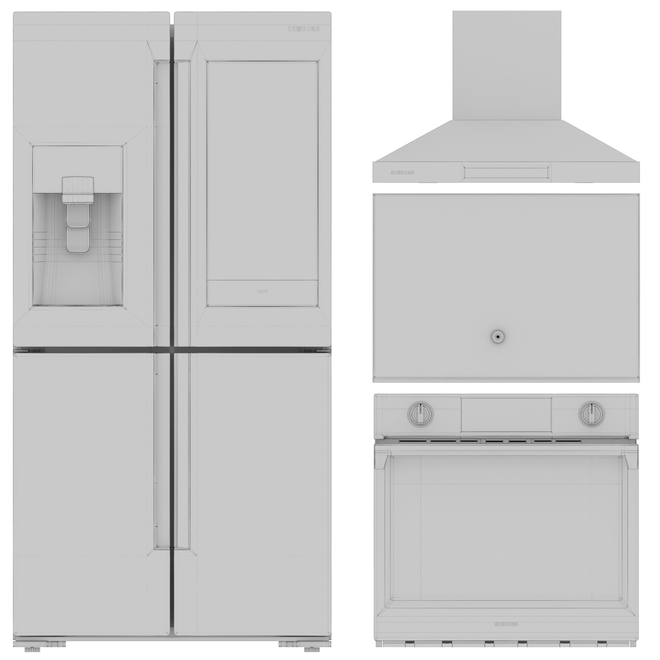 Appliance Collection Samsung V04 3D model_6