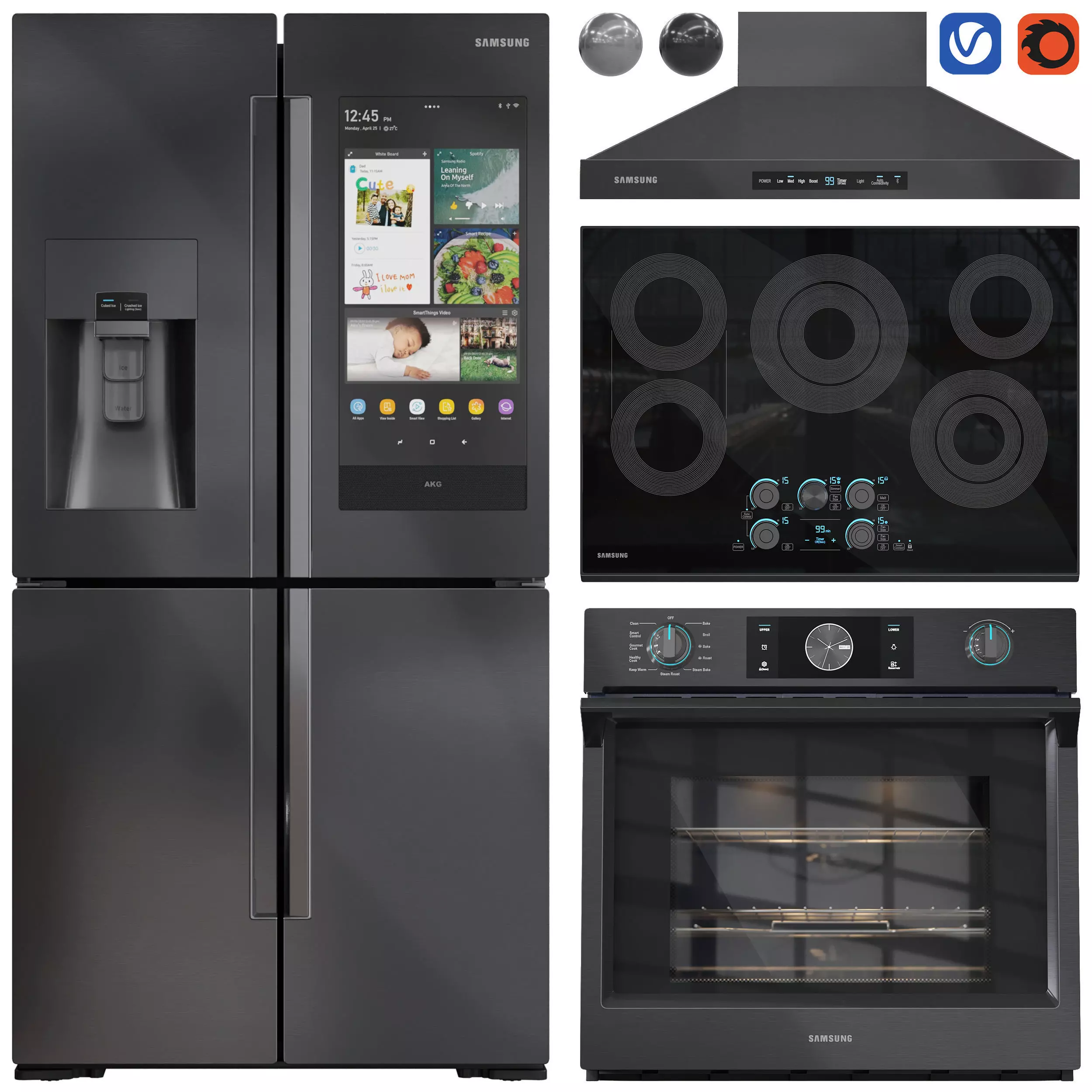 Appliance Collection Samsung V04 3D model_0
