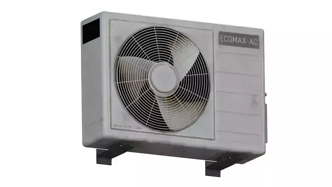 Dirty White Worn AC Unit