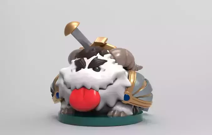 PORO GAREN - LEAGUE OF LEGENDS 3D print model