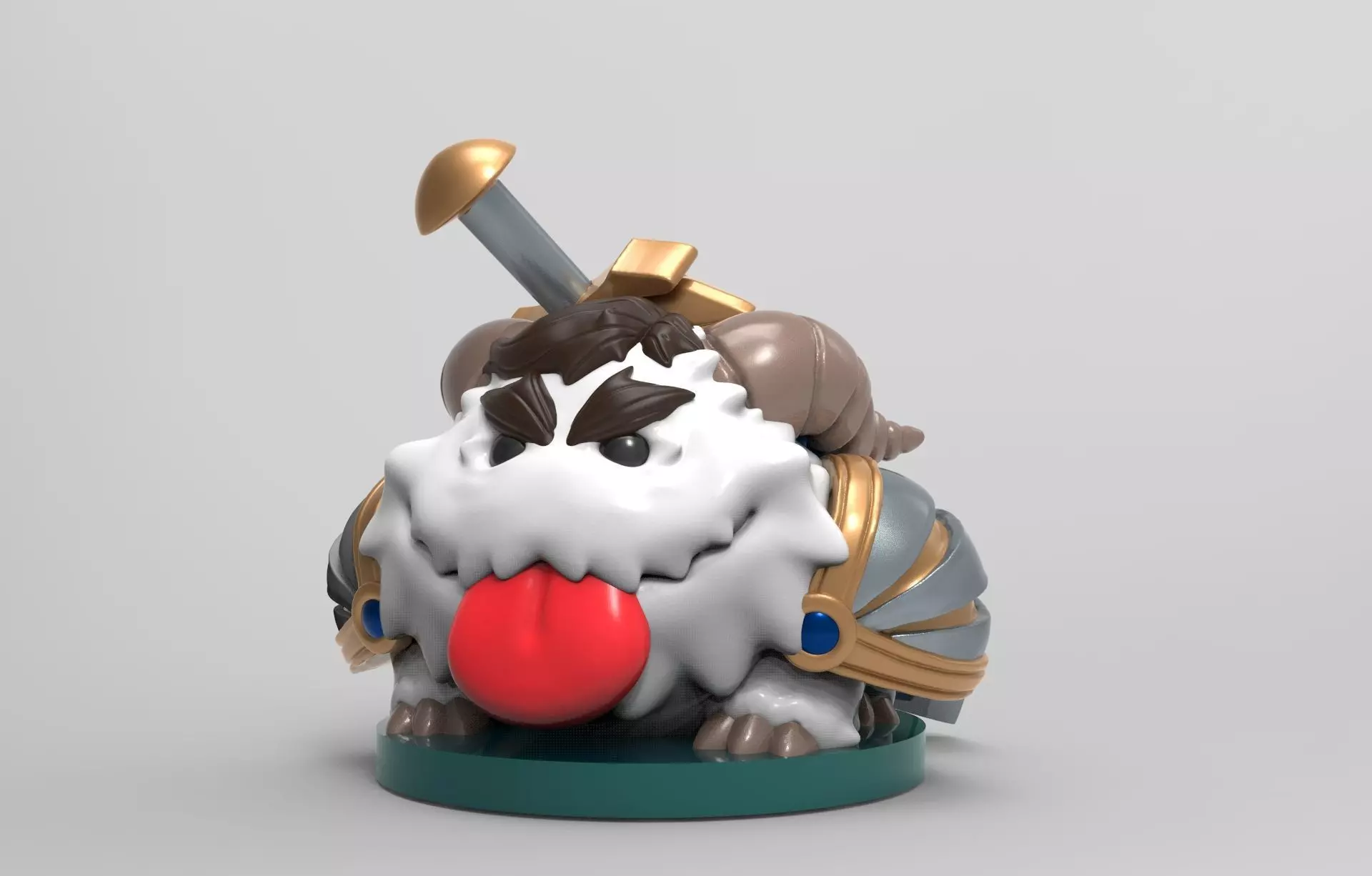 PORO GAREN - LEAGUE OF LEGENDS 3D print model