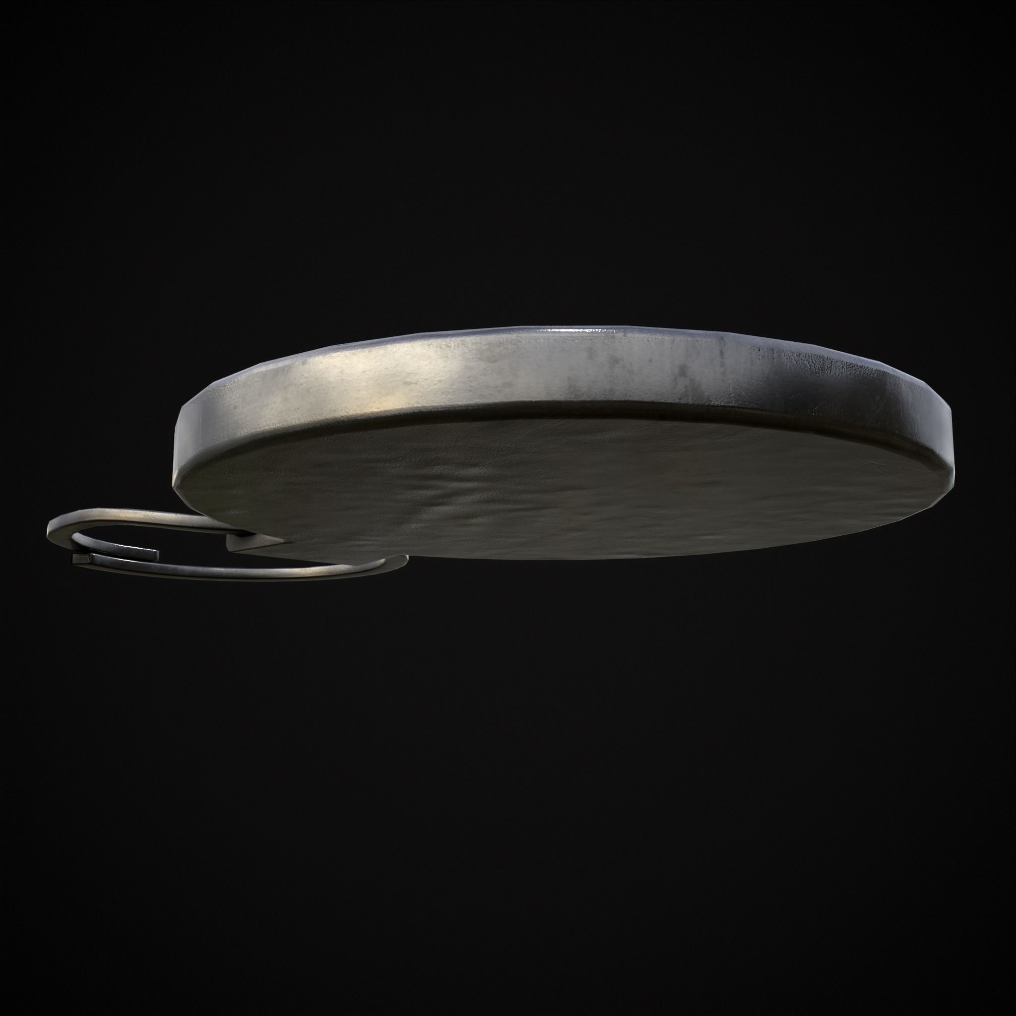 Clover Key Ring Low-poly 3D model_37