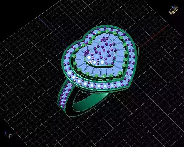 HEART SHAPE RING BEST JEWELLERY