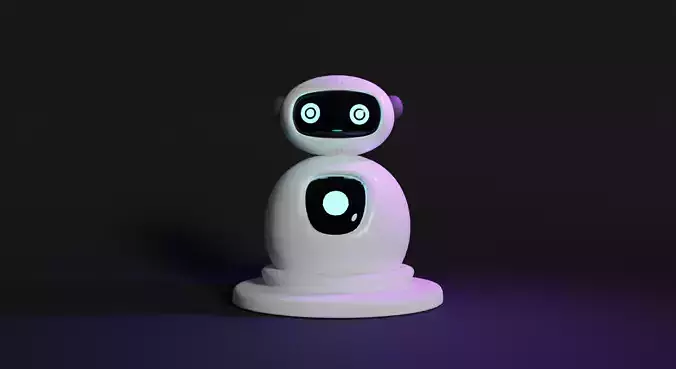 3D printable Cute robot 3D model