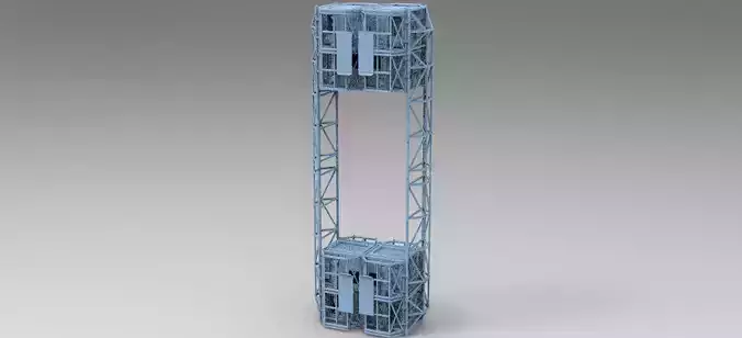 Sci Fi Ship Docking Gridding 2