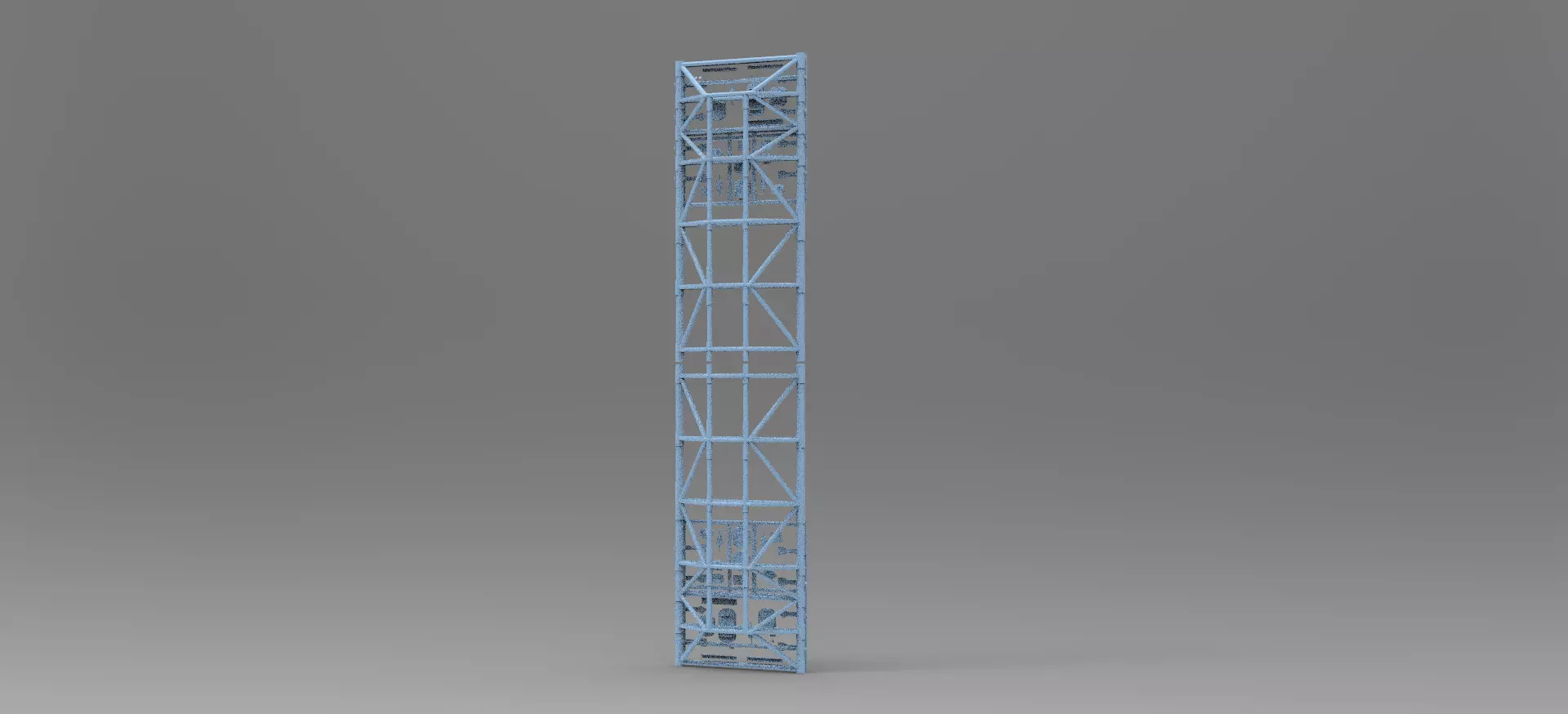 Sci Fi Ship Docking Griding 3  3D model_0