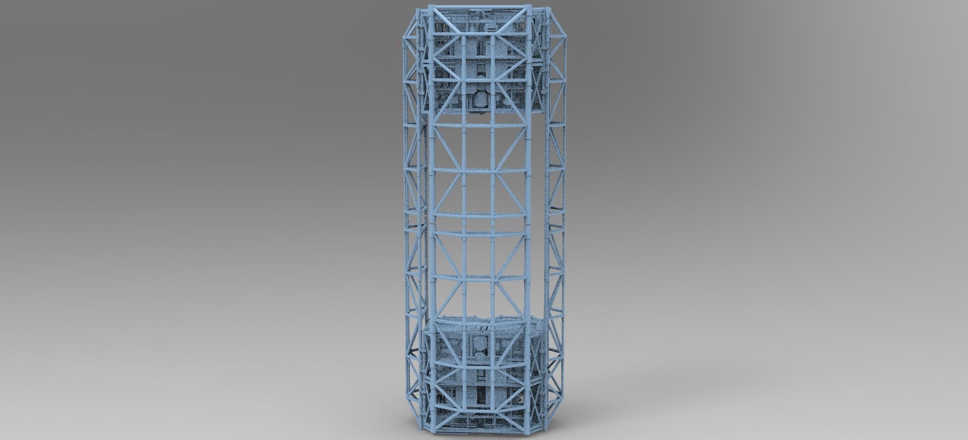 Sci Fi Ship Docking Gridding Collection 1 3D model_4