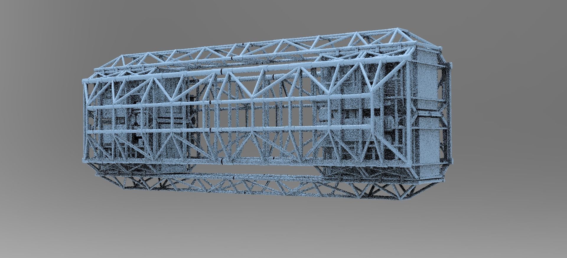 Sci Fi Ship Docking Gridding Collection 1 3D model_7