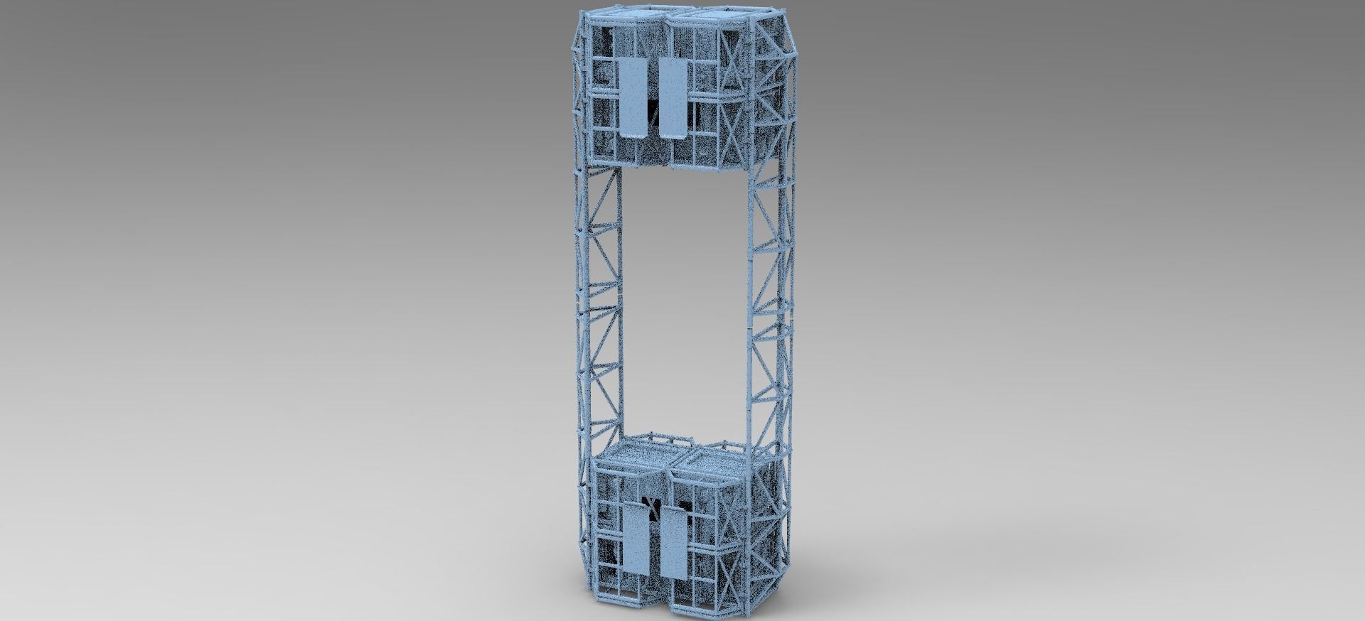 Sci Fi Ship Docking Gridding Collection 1 3D model_2