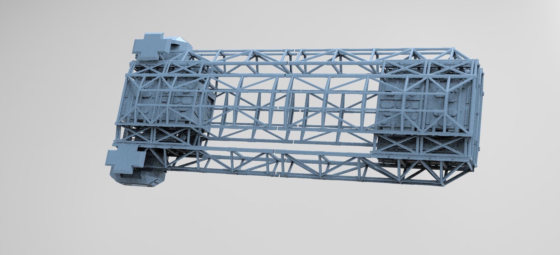 Sci Fi Ship Docking Gridding Collection 1 3D model_12