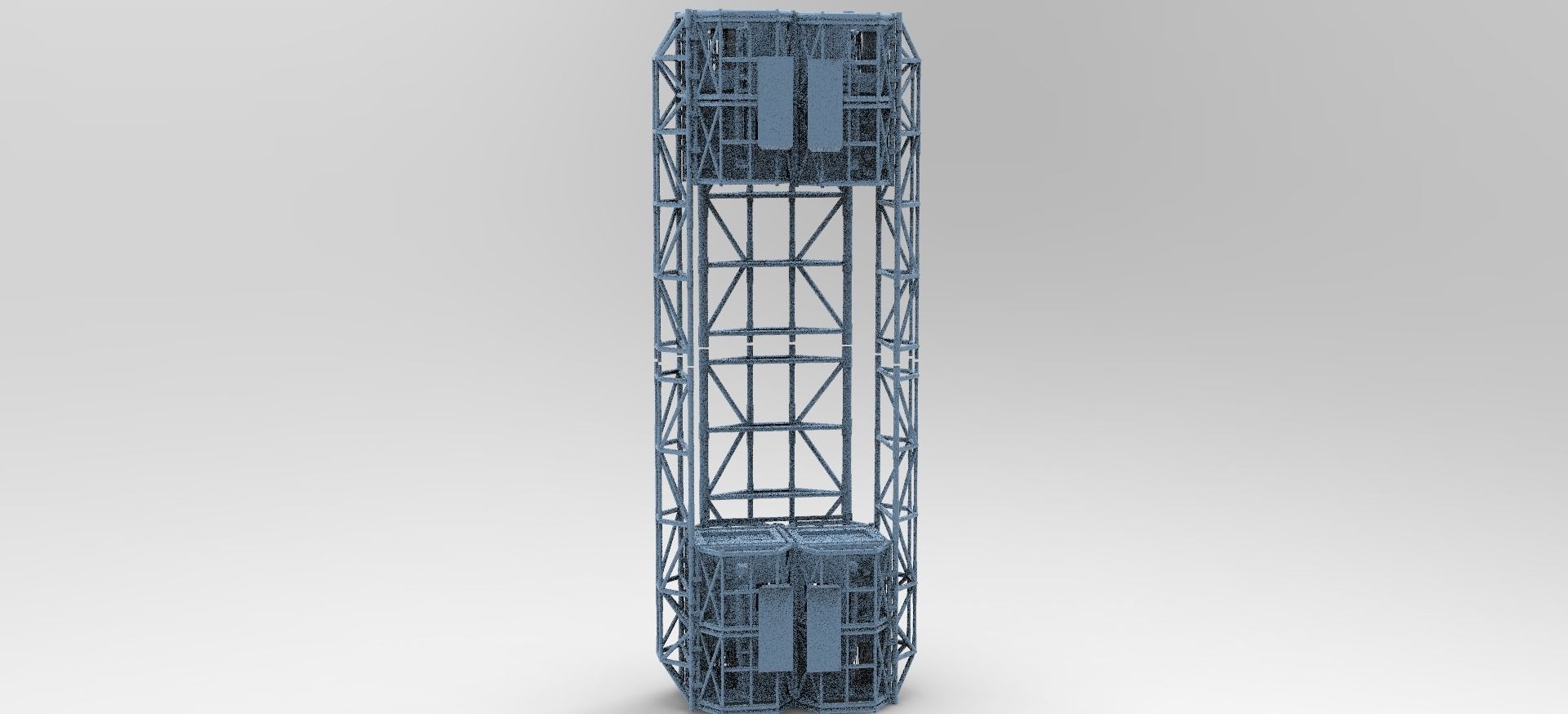 Sci Fi Ship Docking Gridding Collection 1 3D model_5