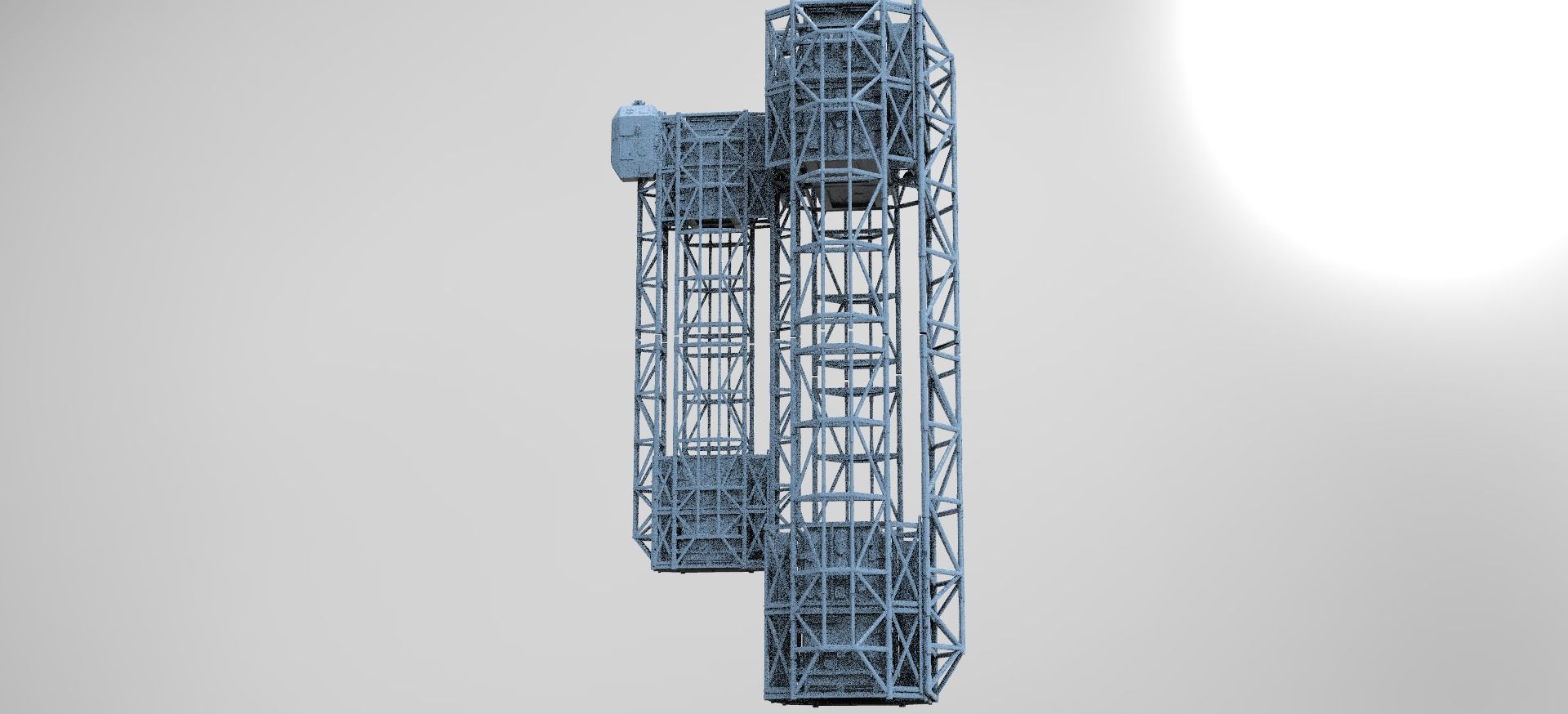 Sci Fi Ship Docking Gridding Collection 1 3D model_13