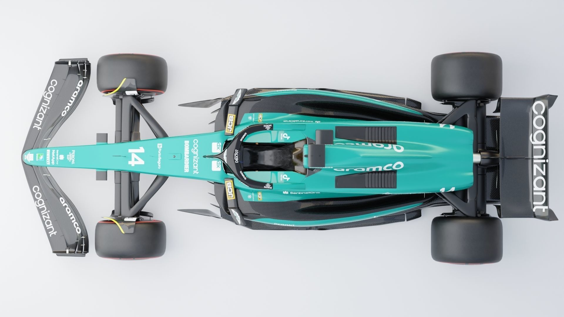 Aston Martin AMR23 REWORK 3D model_9