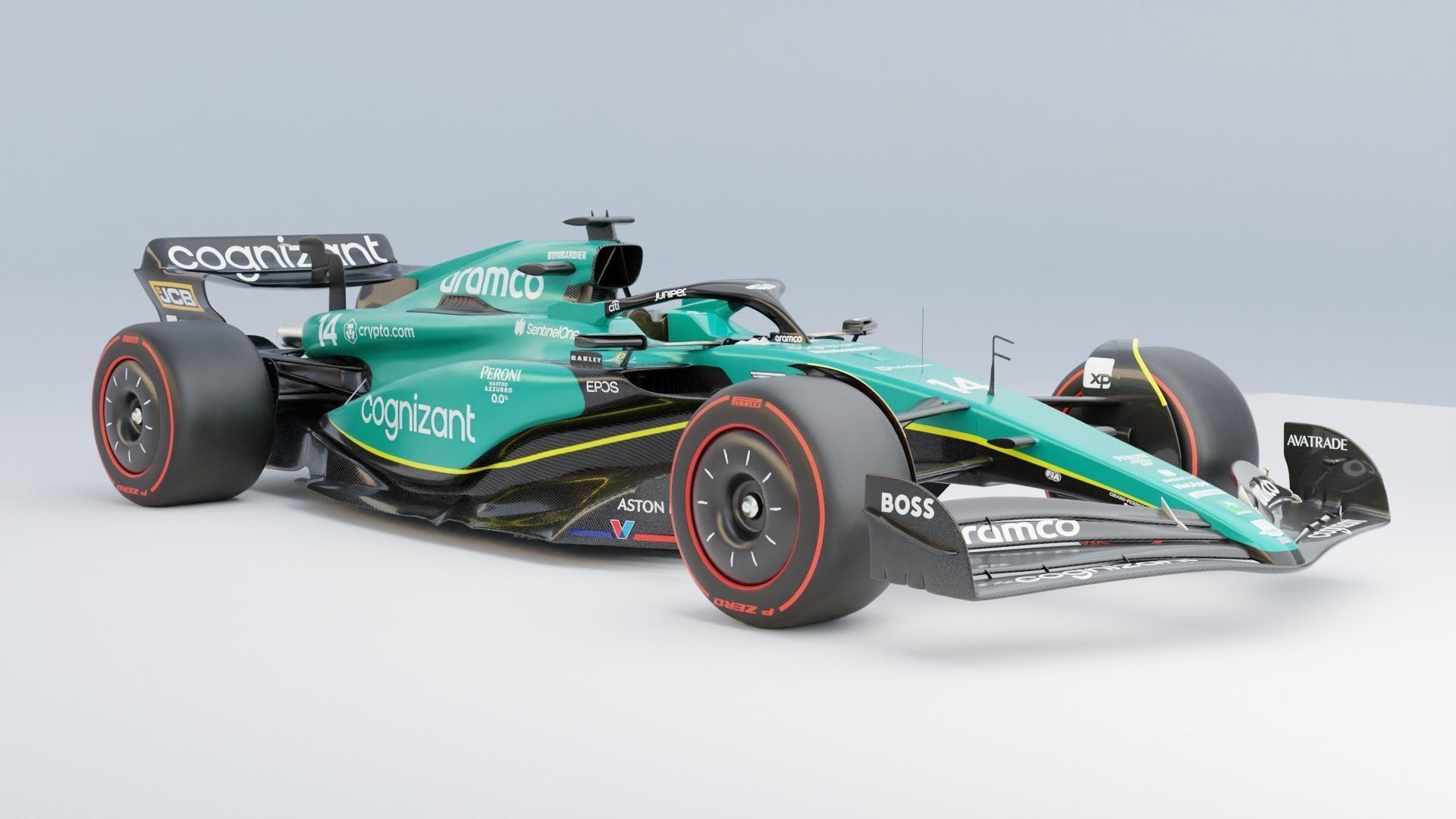 Aston Martin AMR23 REWORK 3D model_7