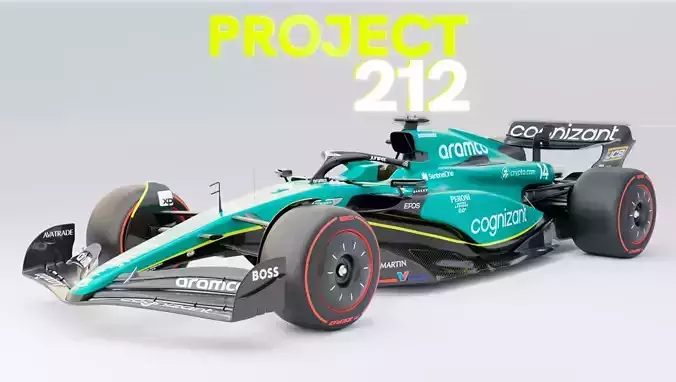 Aston Martin AMR23 REWORK 3D model