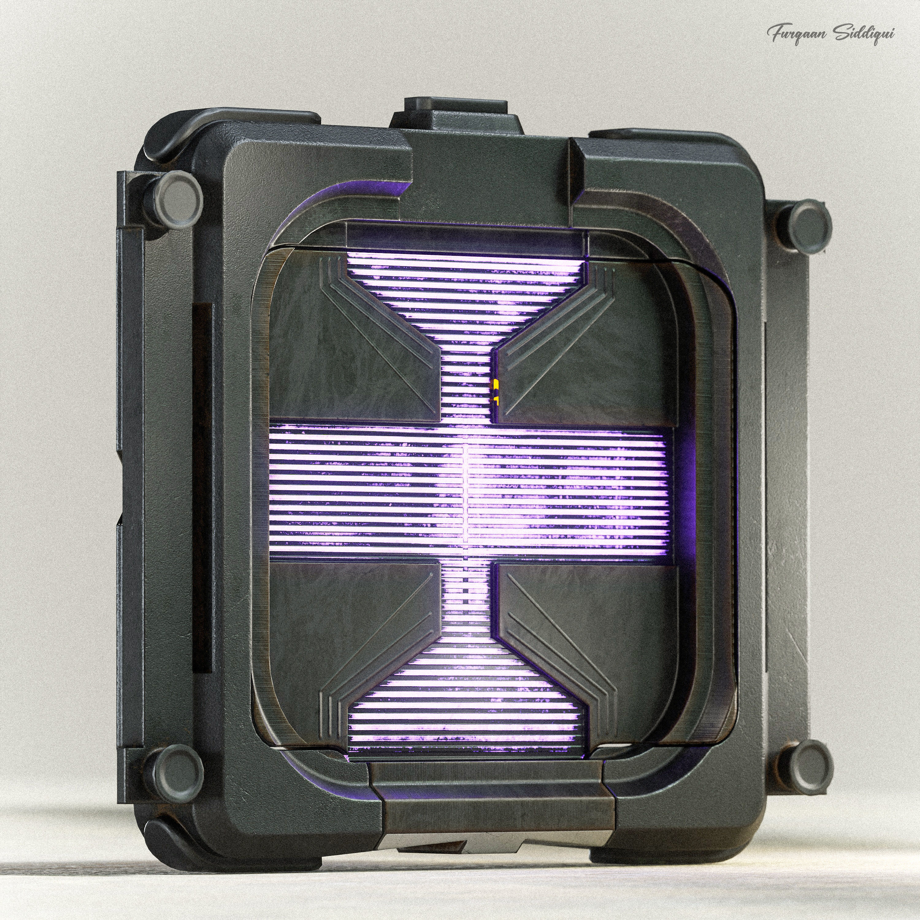 Sci-fi Hacking Device V1 PBR Low-poly 3D model_16