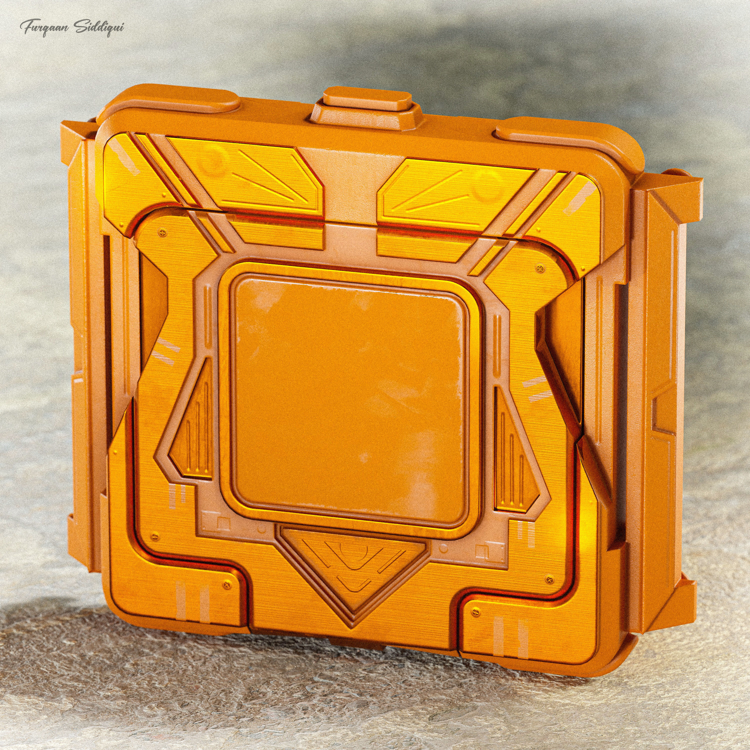 Sci-fi Hacking Device V1 PBR Low-poly 3D model_8