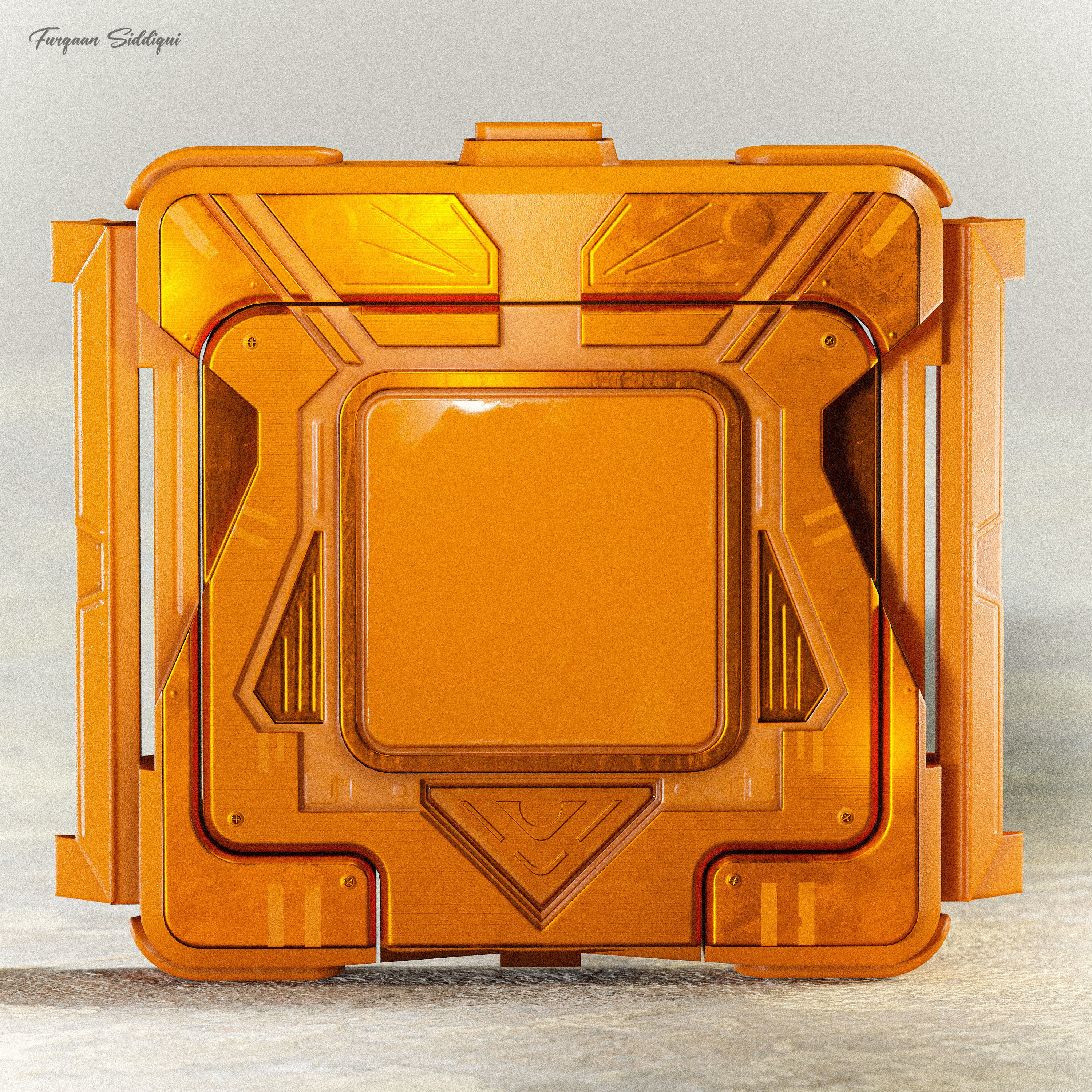 Sci-fi Hacking Device V1 PBR Low-poly 3D model_9