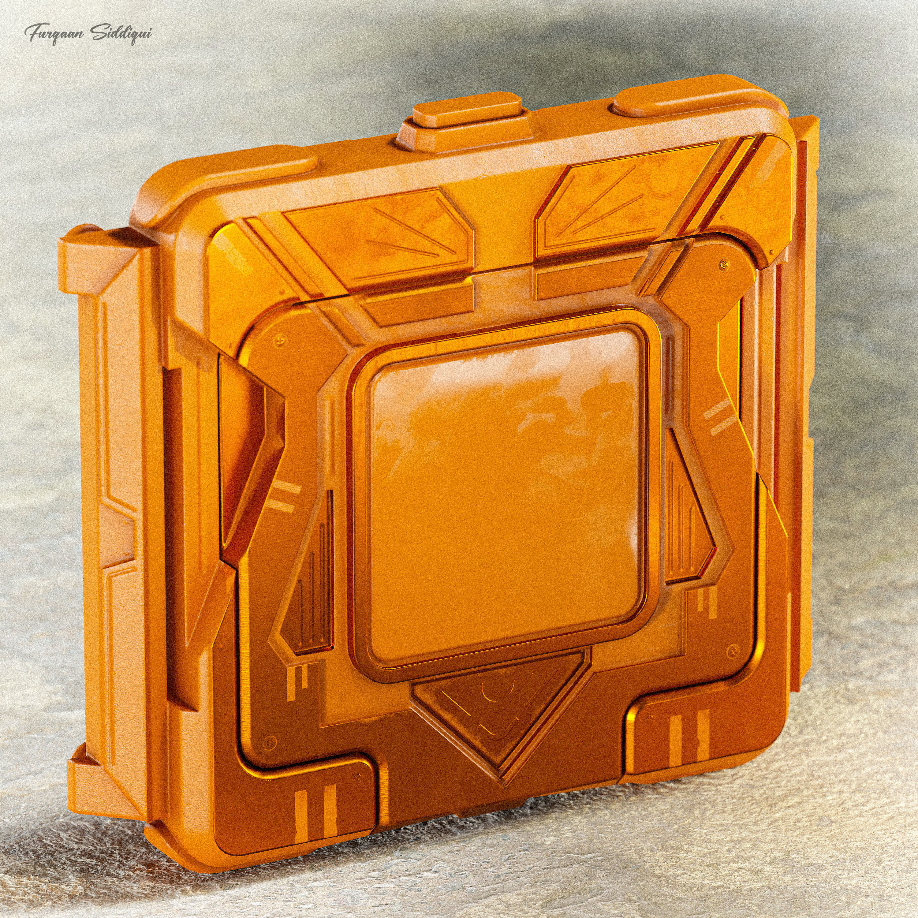 Sci-fi Hacking Device V1 PBR Low-poly 3D model_7