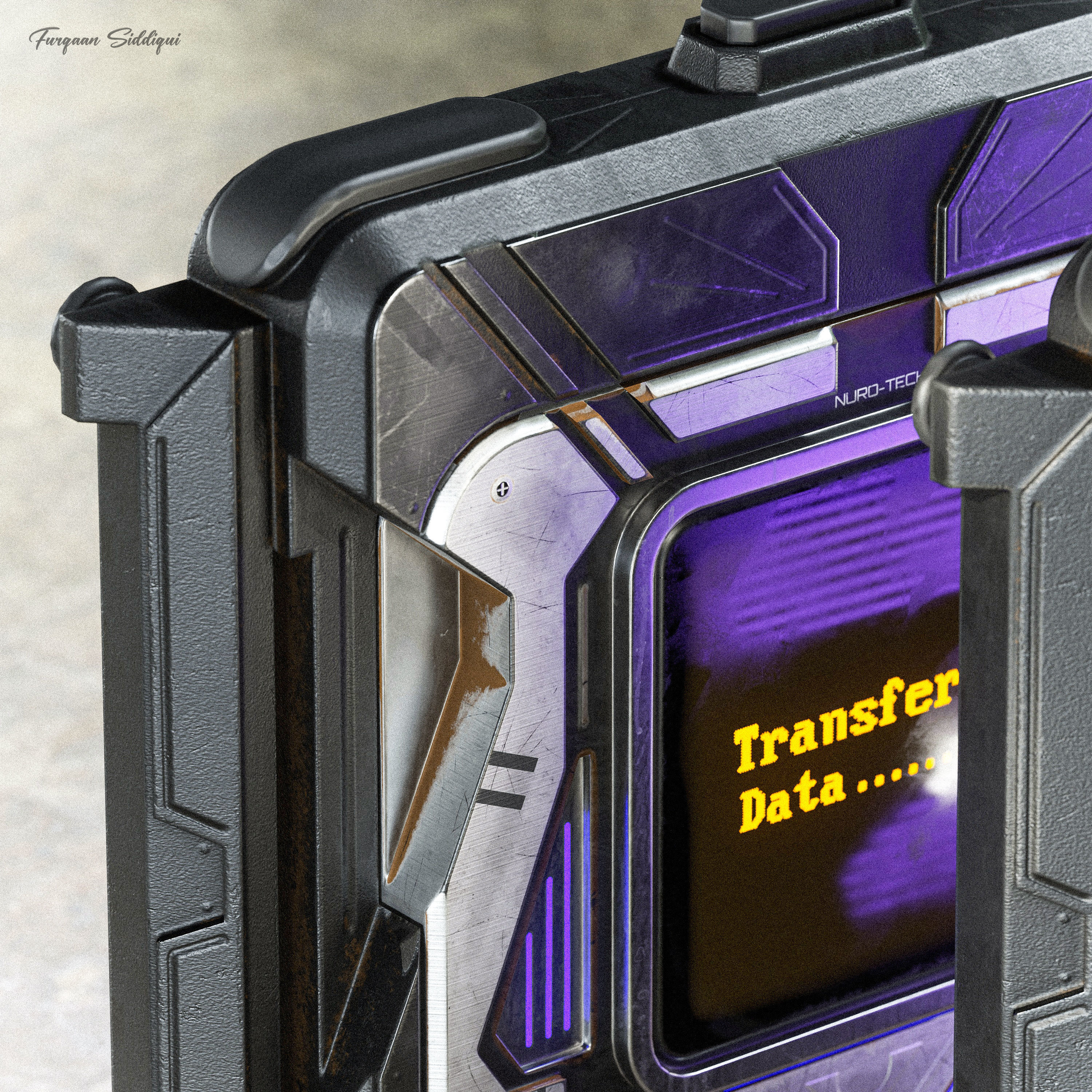 Sci-fi Hacking Device V1 PBR Low-poly 3D model_2