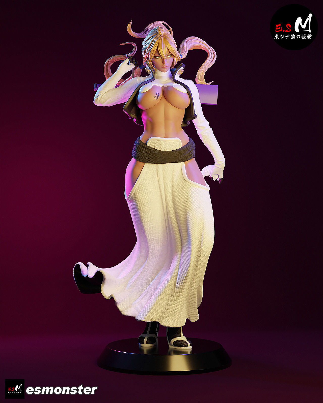 BLEACH Tear Halibel 3D print model_5