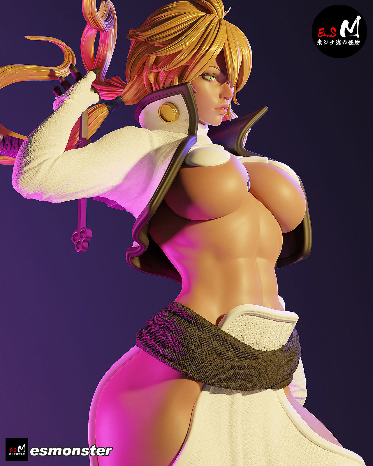 BLEACH Tear Halibel 3D print model_4