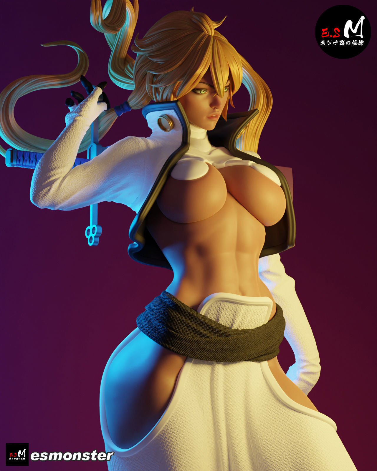 BLEACH Tear Halibel 3D print model_28