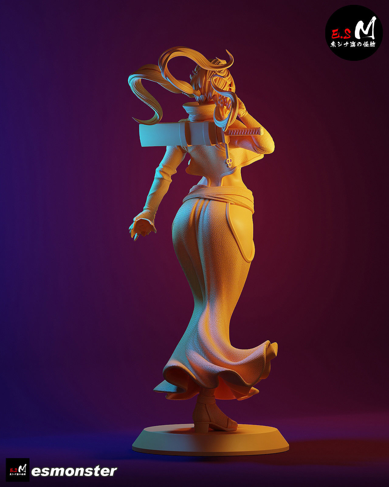 BLEACH Tear Halibel 3D print model_46